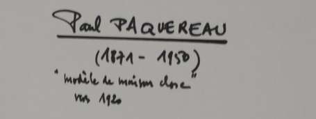 Paquereau Paul (1871-1950) Fille de maison close. 