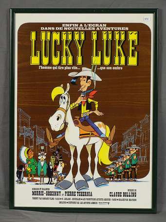 Morris -Lucky Luke : affiche du dessin animé Lucky