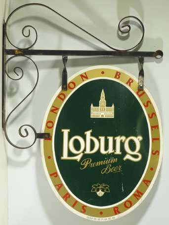 LOBURG Premium Beer : Enseigne constituée d'une 