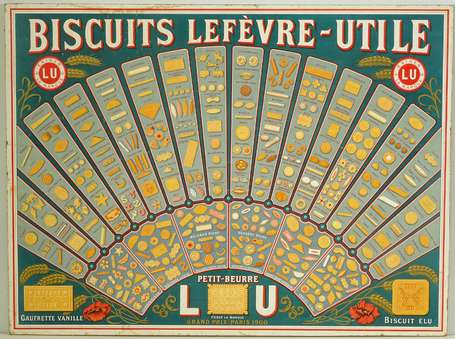 LU / Lefèvre-Utile : Affiche lithographiée 