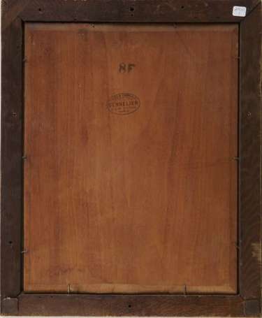La Lyre Adolphe 1848-1933 La Réprimande Huile sur 