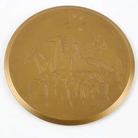 Grosse médaille en Bronze Le Musée de La Poste et 