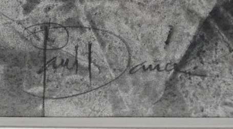 Dauce Paul 1934- Couple à Venise Encre, signée en 