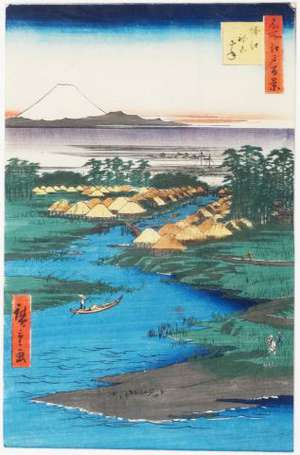Andô Hiroshige (1797-1858) Estampe de Horie et 