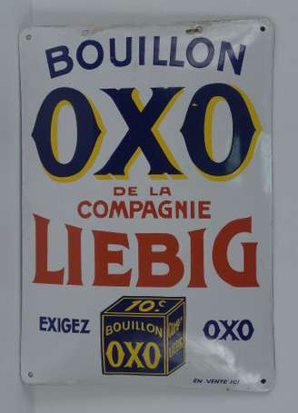 BOUILLON OXO / Compagnie Liebig : Plaque émaillée 