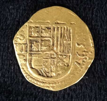 Espagne. Philippe II Pièce en or de 2 Escudos 