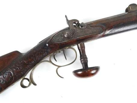 Fusil de tir suisse , platine marquée SCHWARTZ 