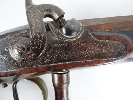 Fusil de tir suisse , platine marquée SCHWARTZ 