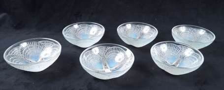 Lalique. Six coupes 