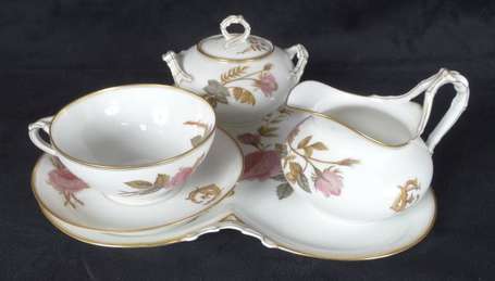 JEAN POUYAT Limoges - Déjeuner en porcelaine à 