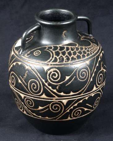Vase dans le goût des céramiques Chinoises Cizhou 