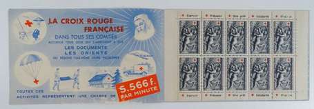 Carnet Croix Rouge 1952 avec PUB, très bon 