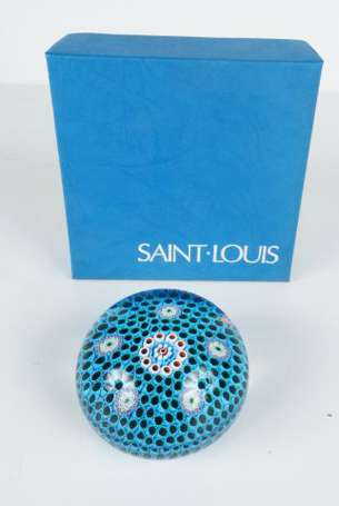 Saint-Louis. Boule presse-papier à motifs 