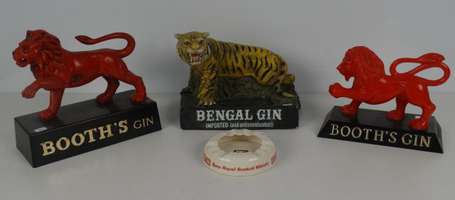 BENGAL GIN : Figurine présentoir à bouteille en 