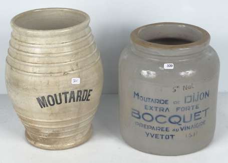 BOCQUET Moutarde de Dijon : Grand pot à Moutarde 