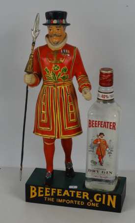 BEEFEATER GIN : Présentoir à bouteille orné d'une 