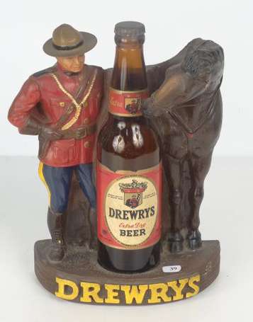 DREWRYS Extra Dry Beer : Figurine publicitaire en 