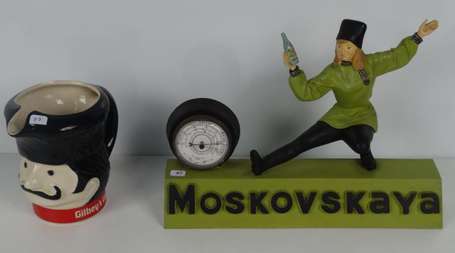 MOSKOSKAYA Vodka : Figurine publicitaire en 