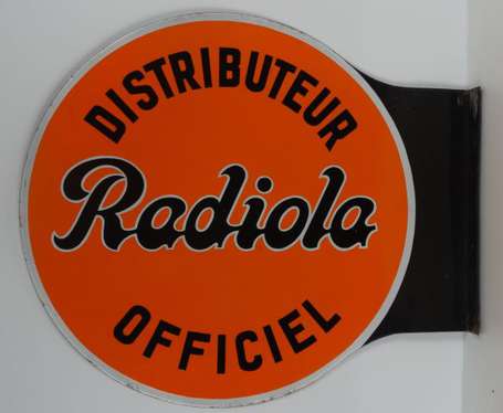 RADIOLA Distributeur Officiel : Plaque émaillée 
