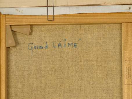 LAIME Gérard (1939) - Paysage breton. Huile sur 