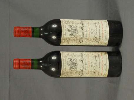 2 Bts  Château Montrose, Saint-Estèphe 1976 ES 1 