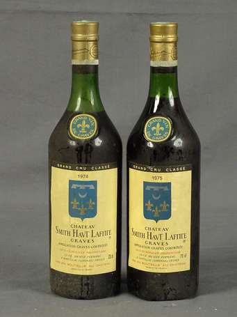 2 Bts  Château Smith Haut Lafitte, Graves 1975 