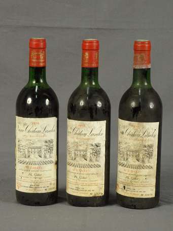 3 Bts  Vieux Château Landon, Médoc 1976 ES ELA 