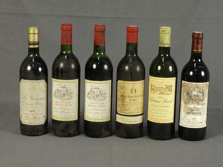 6 Bts : Valinières graves 1985 / Château La 