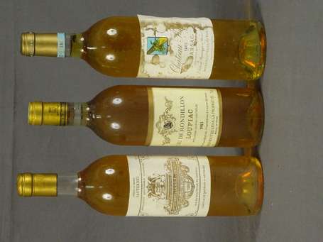  3 Bts Château Filhot, Sauternes 1986 / Château 