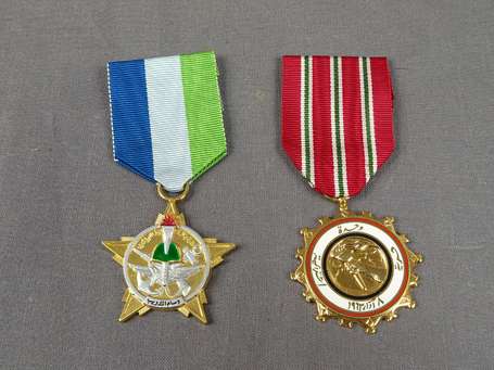 Syrie - 2 médailles 1963