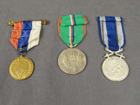  Tchécoslovaquie - 3 médailles dont 2 