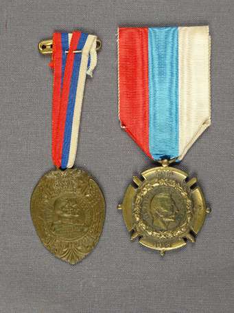 Serbie - 2 médailles - commémorative 14/18 et une 