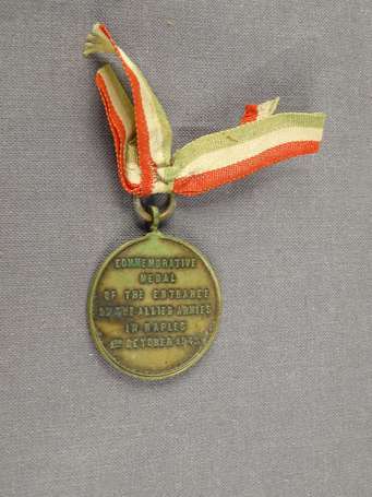 Italie - Médaille de l'entrée à Naples 1943 