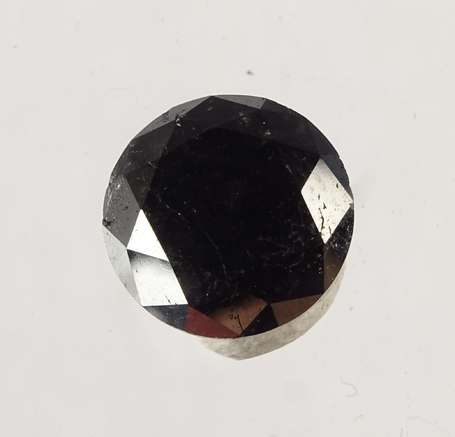 Diamant Fancy Black 3,24ct Certificat AIG Milan