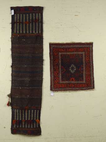 TAPIS Deux Beloutch (chaîne, trame et velours en 