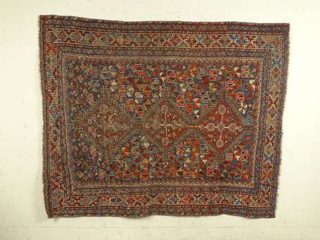 TAPIS Chiraz (chaîne, trame et velours en laine), 