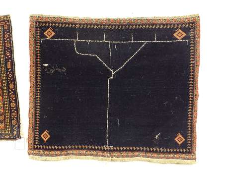 TAPIS de selle Senneh (chaîne et trame en coton), 