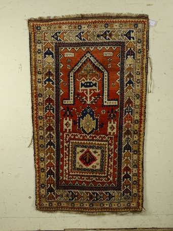 TAPIS Kurde (chaîne et trame en coton, velours en 