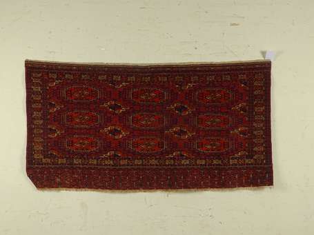 TAPIS de selle Boukhara (chaîne, trame et velours 