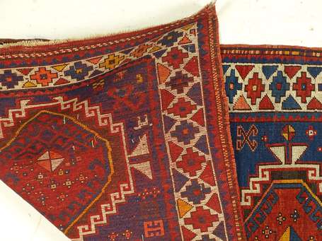 TAPIS Kazak (chaîne, trame et velours en laine), 