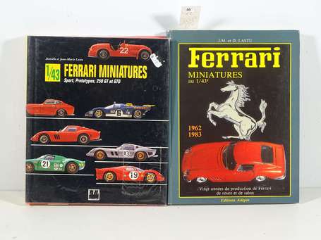 Livre - 2 Livres sur les miniatures Ferrari 