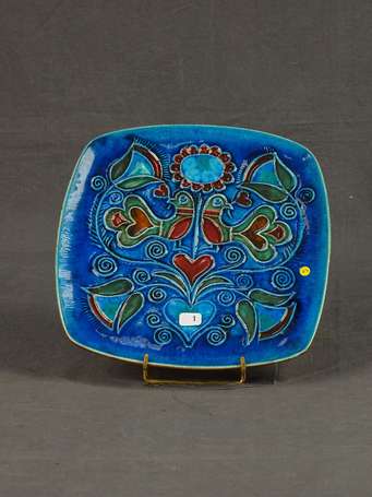 TABURET Jean-Claude (1926-2013) - Assiette à décor