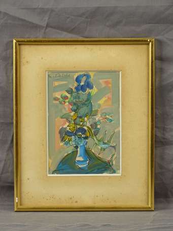 ALDE Yvette (1911-1967) - Bouquet, Aquarelle et 