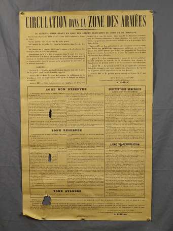 14/18 - Affiche - Libre circulation  1916, 