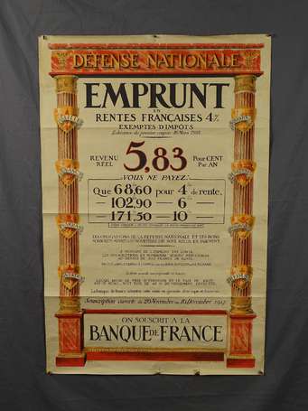 14/18 - Affiche - Emprunt - 