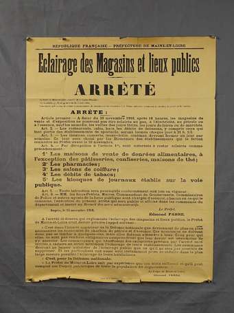 14/18 - Affiche - Préfecture de Maine et Loire, 