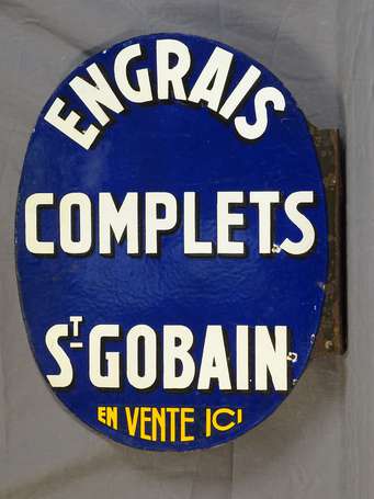 ENGRAIS ST.GOBAIN : Plaque émaillée double-face à 