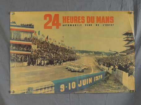 24 H du Mans - Affiche du 9&10 juin 1973 - 60x40 