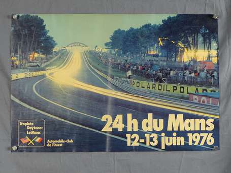 24 H du Mans - Affiche du 12&13 juin 1976 - 60x40 
