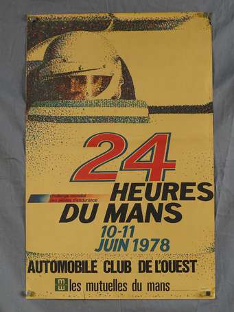 24 H du Mans - Affiche du 10&11 juin 1978 - tres 
